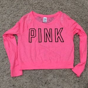 Vs pink long sleeve shirt